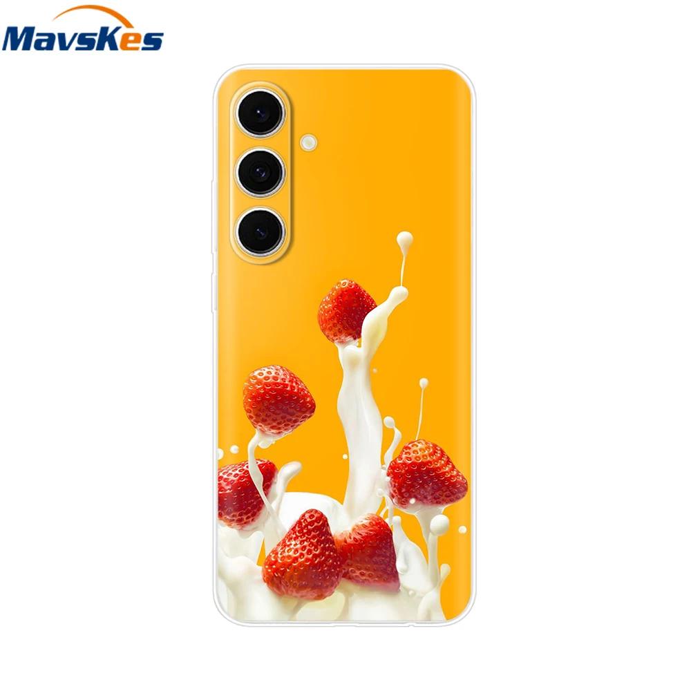 Soft Clear TPU Case For Samsung S24 FE Case Silicon Bumper Shockproof Back Cover For Samsung Galaxy S24 FE Ultra Plus S24FE S24+
