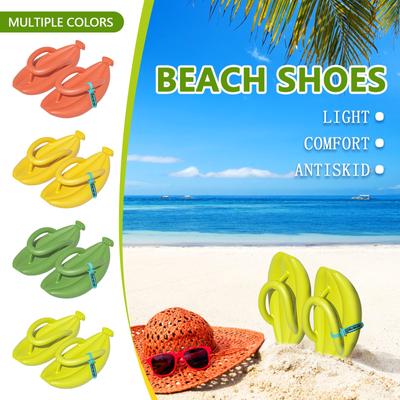 Bananen Hausschuhe Sommer Neuheit Rutschfest Super Bequem Flip-Flops Hausschuhe Kreatives Geschenk Für Männer Und Frauen