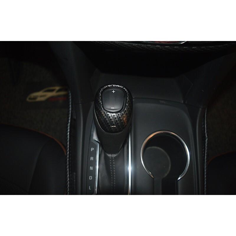 For Chevrolet Equinox 2018-2023 Car Carbon ABS Grain Gear Shift Knob Cover Trim