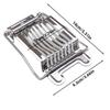 2Pcs/Stainless Steel Egg Cutter Multifunctional Egg Slicer Kitchen Supplies Household Egg Cutting Tool