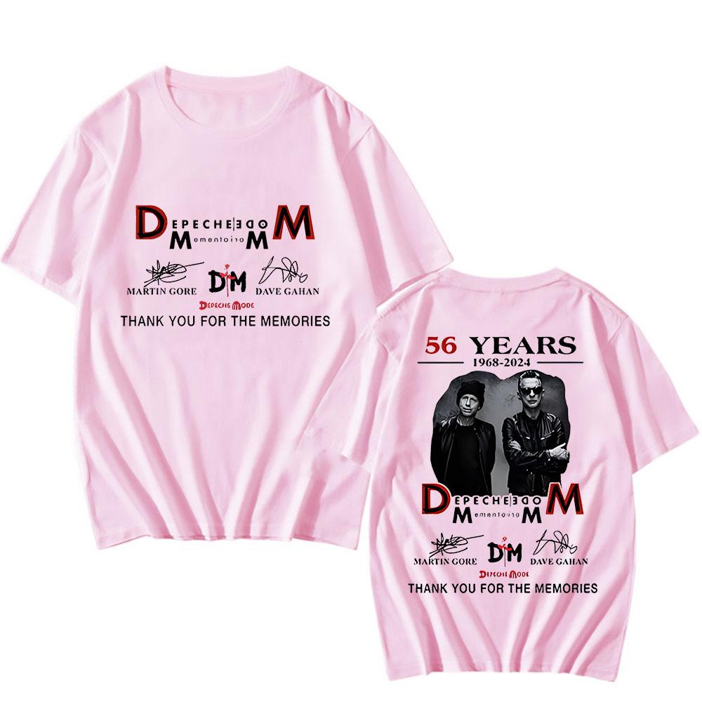 Depeche Memento Mori T-shirt Graphic Printing Hip Hop Cotton Tee-shirt Short Sleeve High Quality Tshirt Camisetas Gothic Clothes