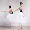 Elastic Waist Ballerina Tutus Four Layer Tulle Skirt Elegant Ballet Tutu  Women