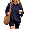 Damen Kapuzenpullover Sweatshirt mit Tasche Langarm Lässig Bequem