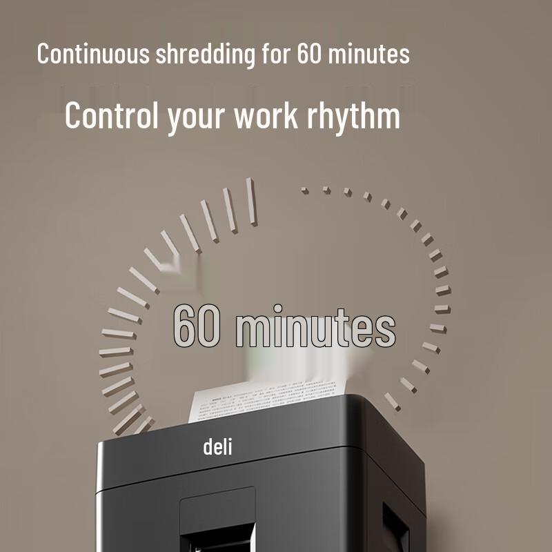 Deli GA666P Business Paper Shredder CN plug (adapter included)