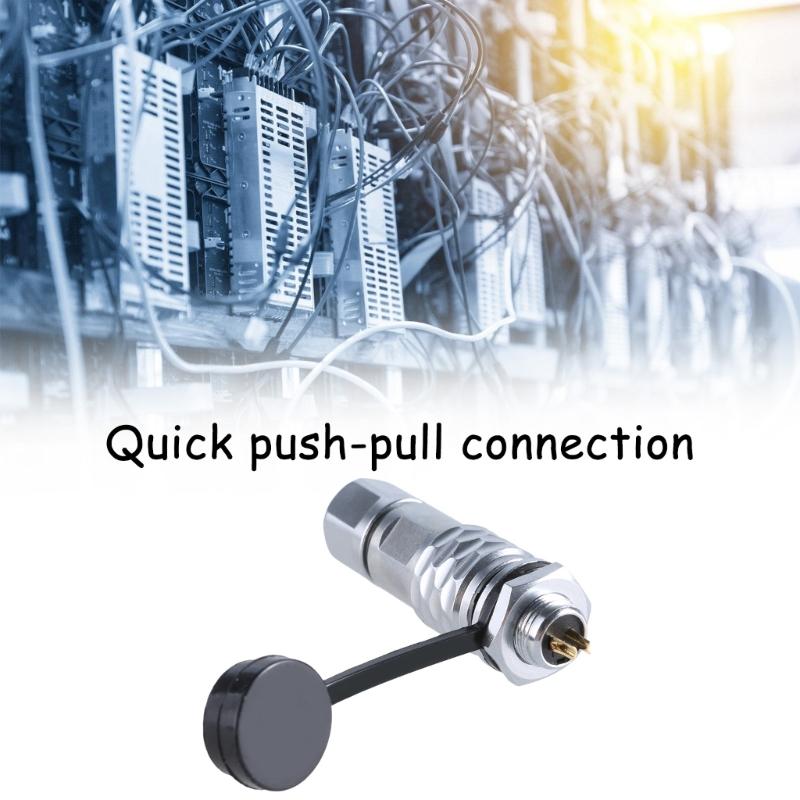 Industrial Connector Set, SF8 Male And Female Plug Socket Pair For Electronic Devices 2Pin 3Pin 4Pin 5Pin 6Pin 8Pin