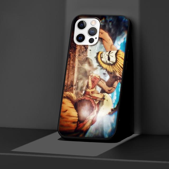 

Чохол Attack On Titan з аніме для Iphone 14 11 13 Pro Max 12 Mini Xr 7 8 Plus Se 2020 Xs 6 6s + Coque Black Soft Phone Bag Cover iPhone 13 Pro Max