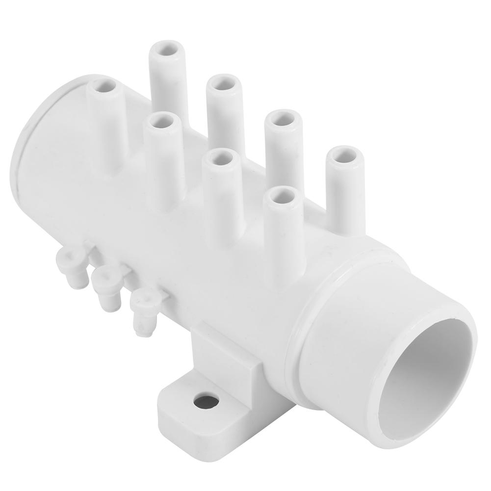 Spa Hot Spring Tub PVC Water Pipe 8 Port Plumbing Manifold Water Separator Accessory