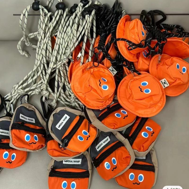 Multifunctional Change Makeup Earphone Bag Printed Mini Bag Pendant New Portable Storage Bag Coin Key Bag