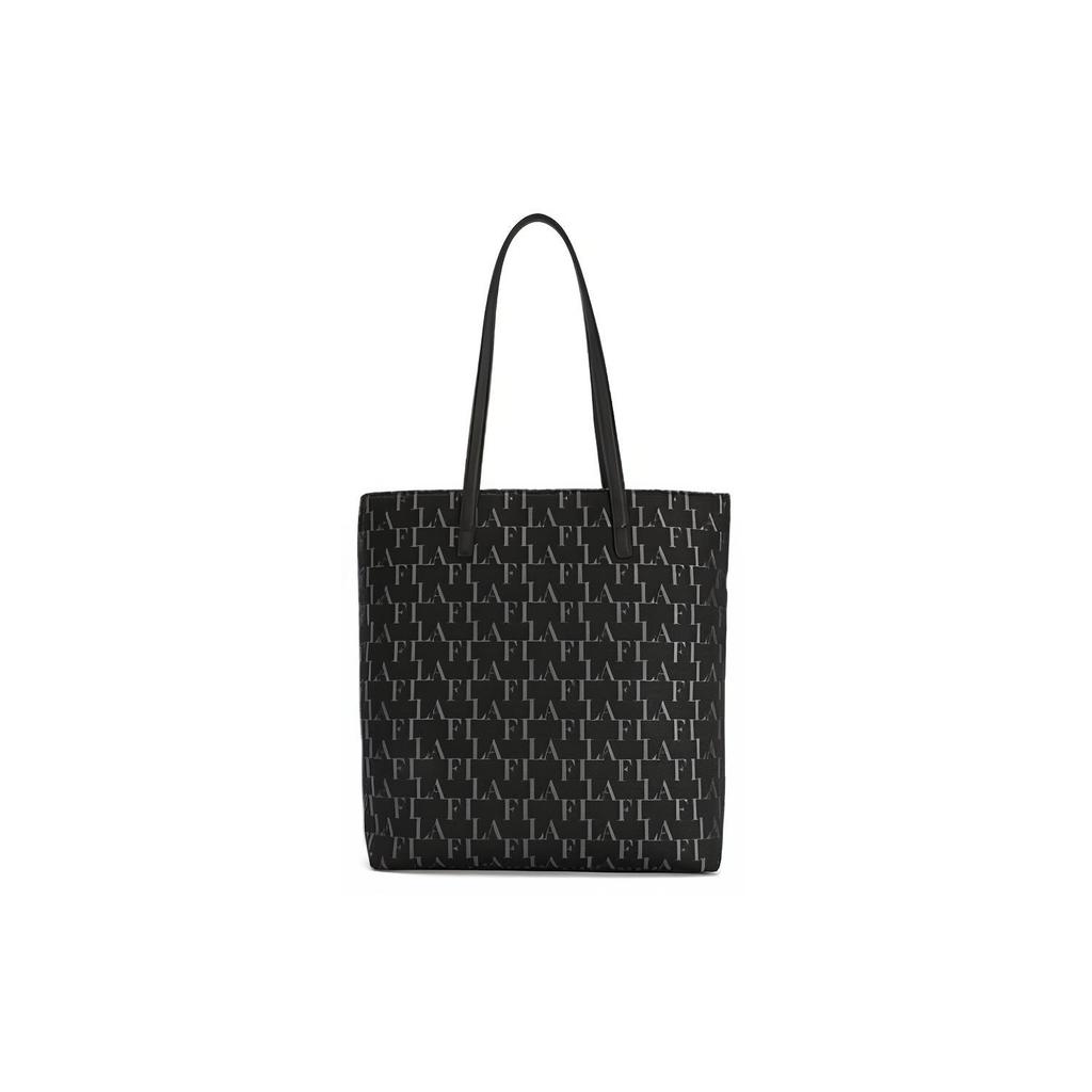 New FILA PU Handbag Regular Women's Jet Black F13W341165FBK