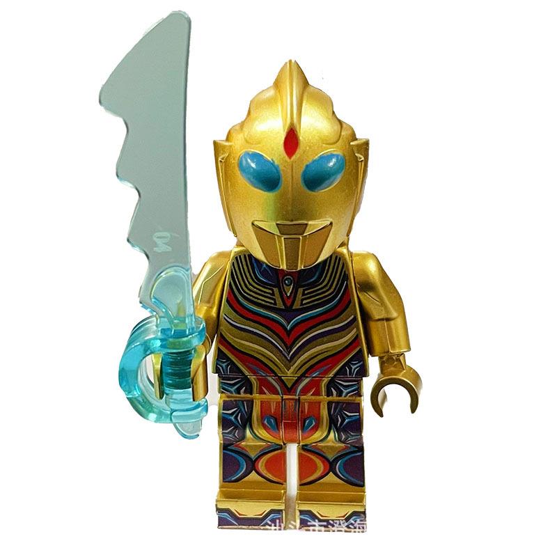 Ninja Warrior Superhero Doll With Weapon Single Building Block Assembly Toy