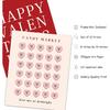 Whaline 12Pcs Valentine's Day Wall Art Prints Retro Romantic Love Heart Cupid Art Poster Red Pink Wall Decor For Wedding Home Living Room Bedroom,