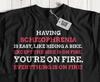 Unisex Lustiges Schizophrenie T-Shirt Und schizophrene Geschenke