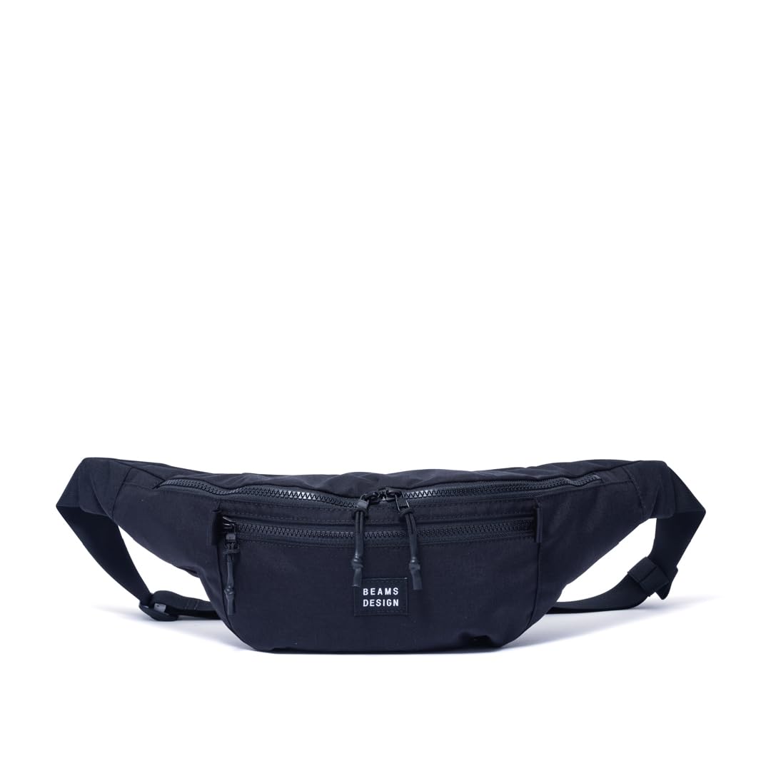 

Body Bag Unisex Nylon Lightweight Daily Use Zippered Pocket Organization Simple Travel Black [BEAMS DESIGN] [Ordinary] Men s Women s чорний