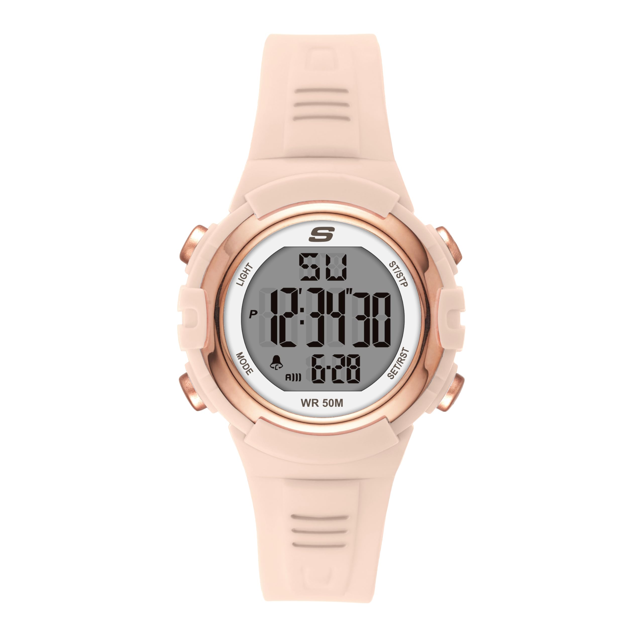 Skechers TRURO LCD Rose Gold Polycarbonate SR6187 Women s Watch,
