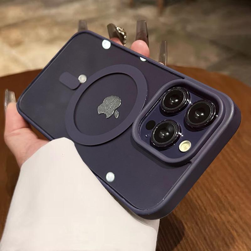 Modische Handyhülle Für iPhone 17 16 15 14 13 12 11 Pro Max Plus 17 Air Für Magsafe Transparente Klare Magnetische Acrylhülle