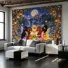 Fairyland Wonderland Wall Tapestry Aesthetic Wall Hanging Printed Fabric Blanket Decorative Tapestries for Bedroom Living Room Home Decor