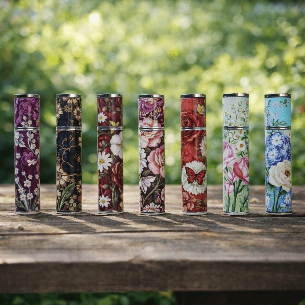 Refillable 10ml Perfume Bottle Portable Empty Atomizer May Bells Cosmetic Container Home