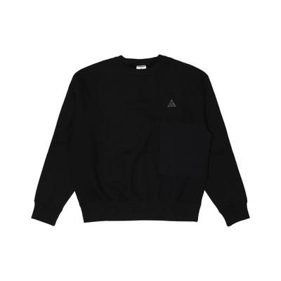 ACG Fleece Crew Neck Long Sleeve T-Shirt Men Tops Black CV0683-010