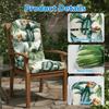 Cuscino per Sedia a Dondolo Adirondack, Spesso 44x20x4 Pollici, Cuscino Alto per Sedia da Patio, Cuscino Impermeabile per Seduta di Mobili da Esterno con Lacci