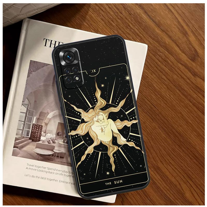 Astrology Tarot Cards Case For Xiaomi Redmi Note 13 14 9 10 11 12 15 Pro Plus Cover For Redmi 15 C 14C 10C 12C 13C