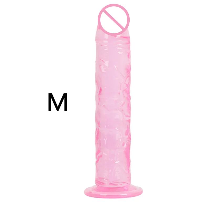 Adult Supplies Sex Toy Realistic Dildos Lifelike Flexible Dildo With Suction Cup For hands-free Play Adult Sex Toys For Men