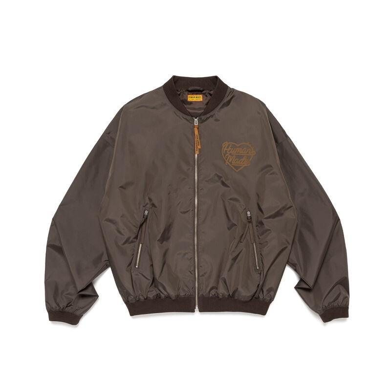 HUMAN MADE Nylon-Blouson Braun