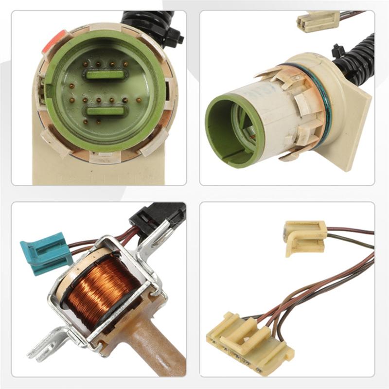 For GM 2003-2006 Compatible 4L60E 4L60 350-0061 Transmission Internal Harness Master Solenoid Kit 4L60E