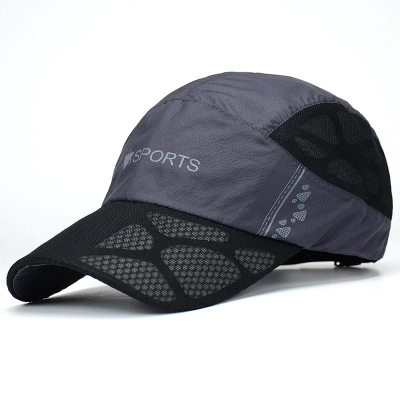 Unisex Quick-Dry Sun Hat: Summer Baseball Cap, Breathable Outdoor Duckbill Cap