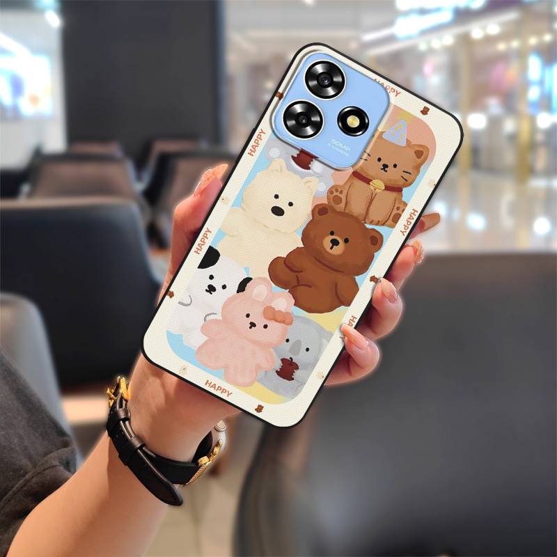 Cute Phone Pouch Phone Case For ZTE Blade A73 4G/V50 Smart/V50 Design 4G/Axon50Lite Durable Protective Dirt-resistant