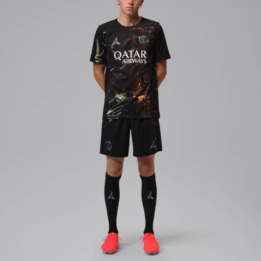 Jordan 2026 Season Paris Saint-Germain Quick-Dry Elastic Waist Mid-Rise Sports Shorts Men shorts IB3149-010