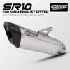 60mm Motorcycle Exhaust Muffler Escape Moto For MT07 Z400 S1000RR FZ1N Z900 CBR500R R6 R25 R3 R1