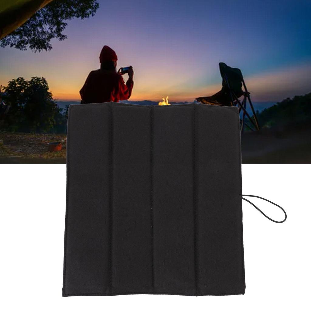 Black Portable Water Proof Picnic Mat Camping Sitting Pad Thickened Folding Small Cushion for Outdoo