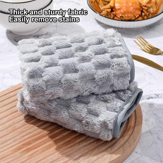 Cleaning Rag No Lint Strong Water Absorption Polyester Microfiber 30x30cm Dish