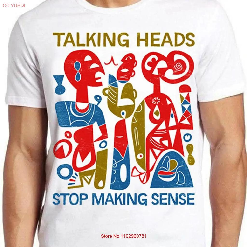 Vtg Talking Heads Stop Making Sense Cotton White T Shirt Full Size For Unisex Tt598 Vintage Stretched Breathable Fashion