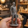 Briefcase Carrying Figure Desk Businessman Statue, 3D Printed Office Decor for Men, Motivational Home Gift Executive Figurine with Briefcase,