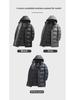 2024 Men's Winter White Duck Down Hooded Jacket - Thickened, Mid-Length, Casual Business Wear
