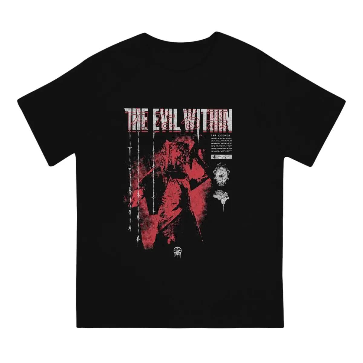 

Men The Keeper Evil Within T Shirts Scary Horror Cotton Clothing Fun Short Sleeve O Neck Tee Shirt Birthday Gift T-Shirts XXXXL