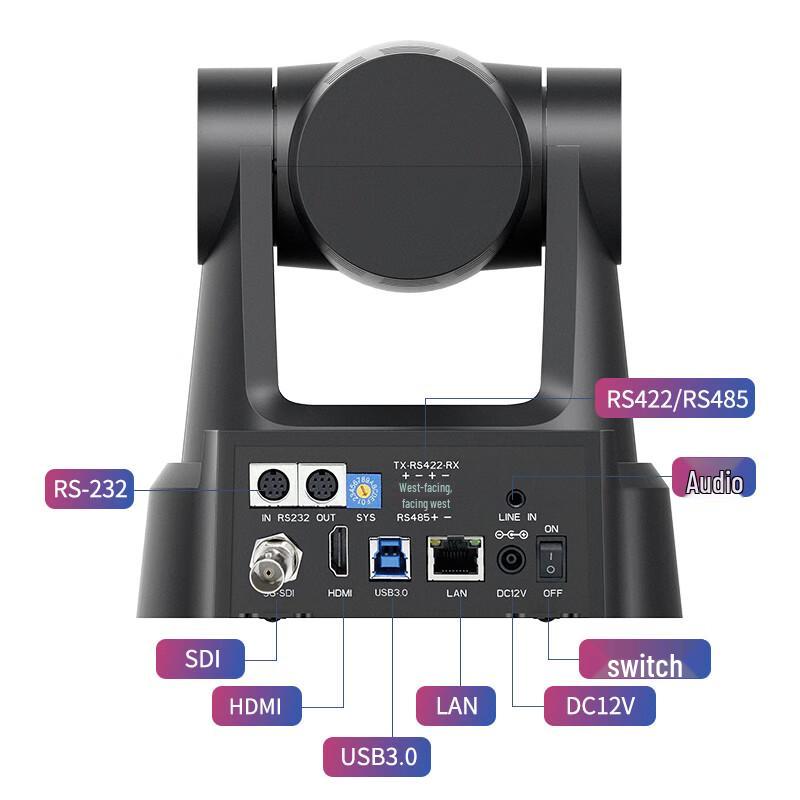 Huachang Vision 4K PTZ Video Conferencing & Live Streaming Camera (CN version)