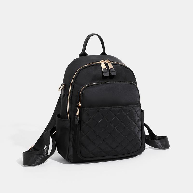 A Fashionable Diamond-shaped Double-shoulder Women's Outdoor Travel Bag