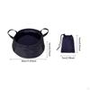Folding Water Bucket Reusable Multifunctional Travel Wash Basin Container for Home Hiking