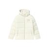 Fila Loose Casual Hooded Logo Simple Long Sleeve Warm Down Jacket Unisex Outerwear Reed-White F11U249902FIV