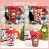 Christmas Dog Ceramic Insulated Bottle With Large Capacity For Kids And Students