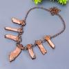 Fancy Sunstone Gemstone Chain Best Friend Gift Hook New Necklace Jewelry Copper V-17