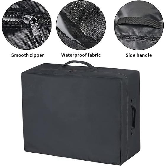 Tri-Fold Mattress Carry Case Bag Waterproof Foldable Memory Foam Narrow Twin Mattress Cases Dustproof Mattress Cover Sturdy Carrying Storage Bags for