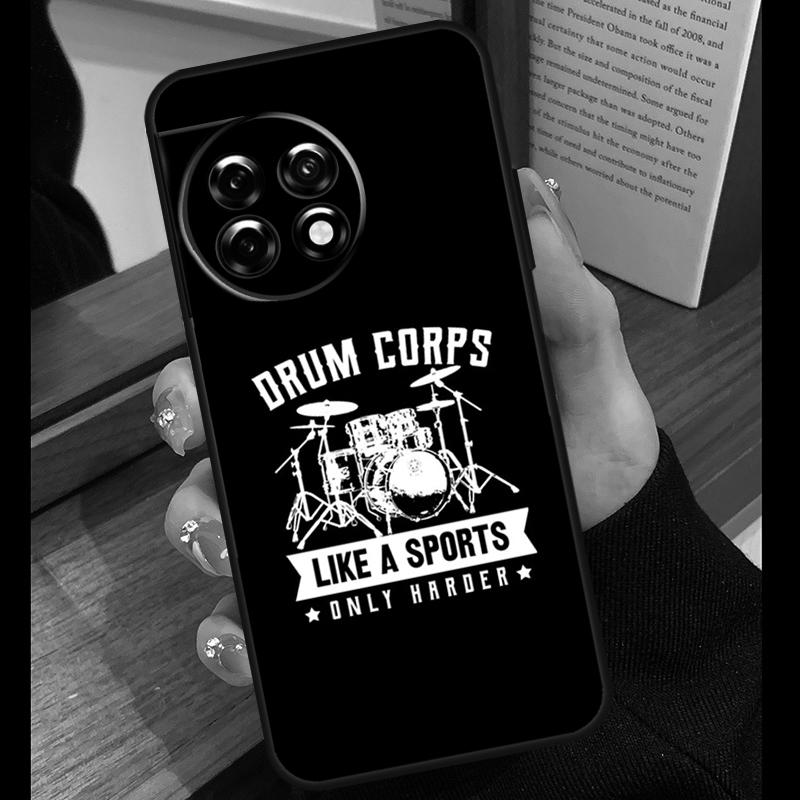 Drum Drumming Drummer Case For OnePlus 15R 13R 13T 12R 15 13 12 11 10 Pro 10T Nord CE 3 4 Lite N20 N30 Nord 5 Cover