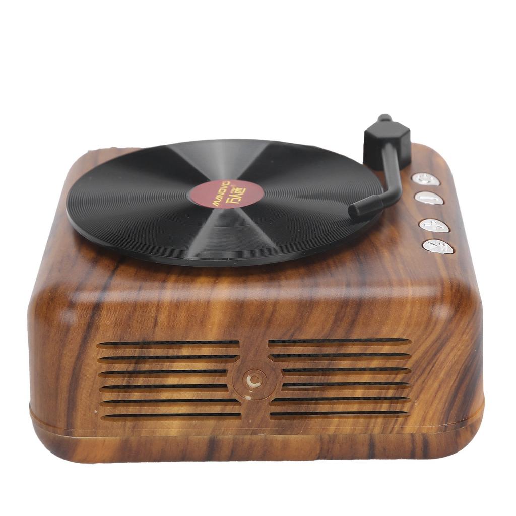 Mini Retro Vinyl Record Player Speaker Wireless Bluetooth High Definition Subwoofer Voice Box