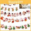 Banner Christmas Merry Pennant Hanging Flag Bunting Santa Claus Snowman Reindeer