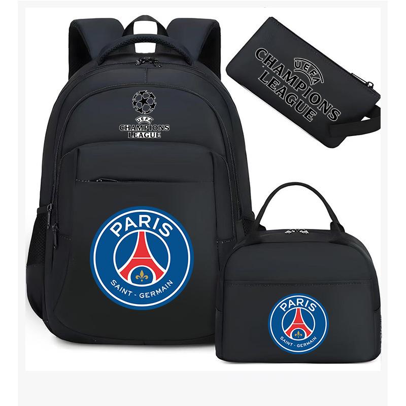 3-teiliges Schulrucksack-Set für Schüler Große Kapazität Oxford-Stoff Schultasche mit Schultergurt und Federmäppchen