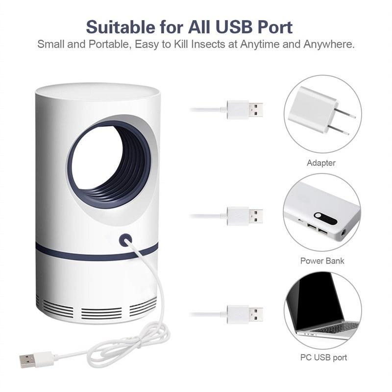USB fotokatalytické lampy na hubení komárů Lampa na mucholapky Repelent proti hmyzu hubení hmyzu Zapper Domácí Obývací pokoj Hubení škůdců