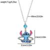Cute Stitch Angel Toy Saturn Rhinestone Cartoon Enamel Unisex Fashion Gift with Decoration Entertaining Play Safe Kid Friendly Fun